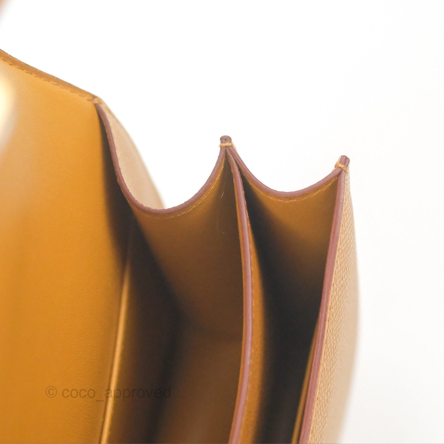 Hermès Constance Mini 18cm Mirror Sesame 2S Epsom Gold Hardware