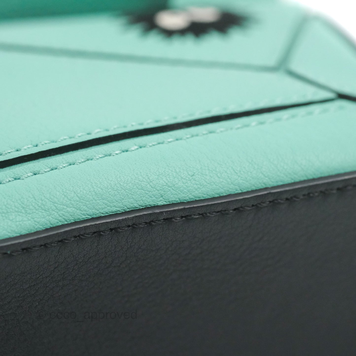 Loewe x Spirited Away Mini Puzzle Mint Calfskin