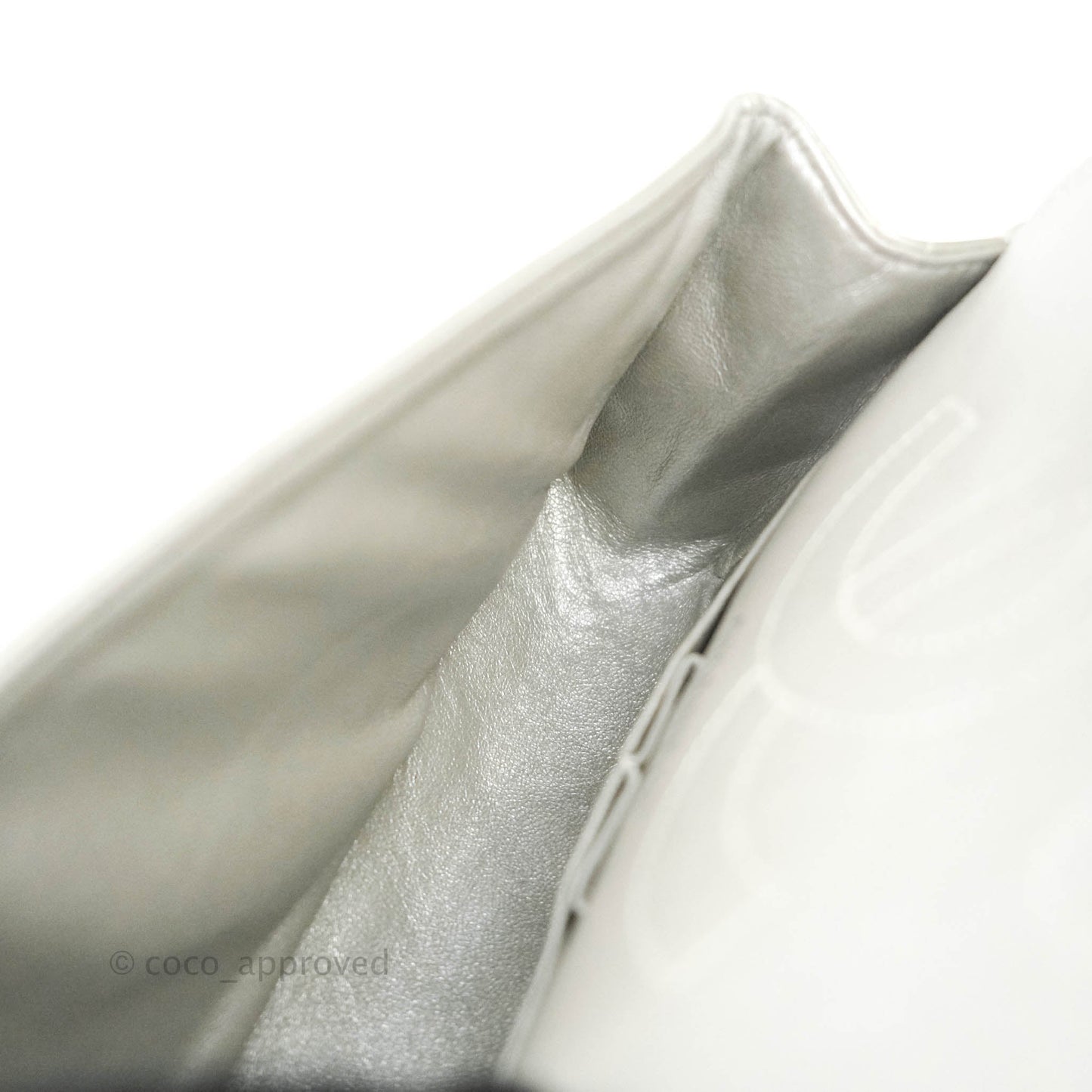 Chanel Reissue Quilted Aged Calfskin Metallic Silver Matte Silver Hardware 225