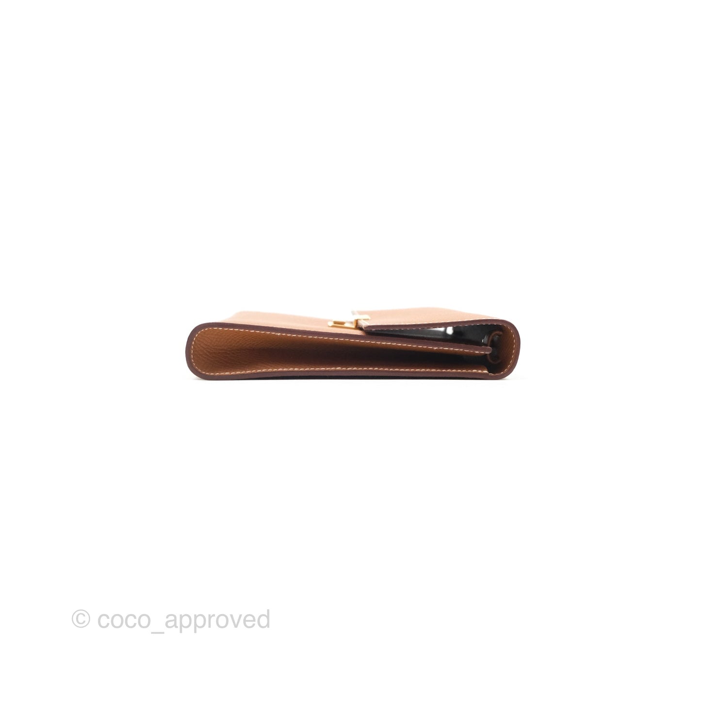 Hermès Clic 16 Wallet On Chain Gold Epsom Gold Hardware
