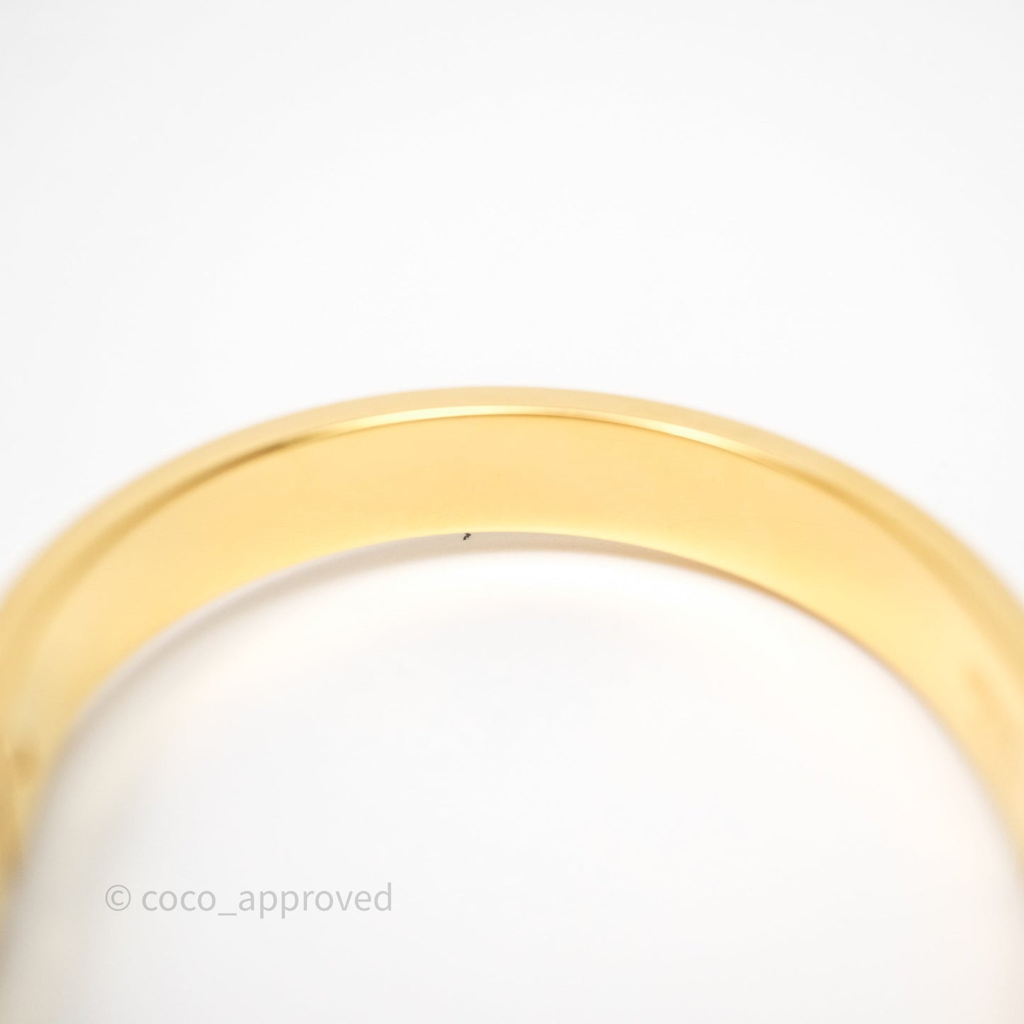 Hermes Mini Clic Chaîne d'Ancre Maillon Bracelet Orfèvre Jaune Or / Blanc