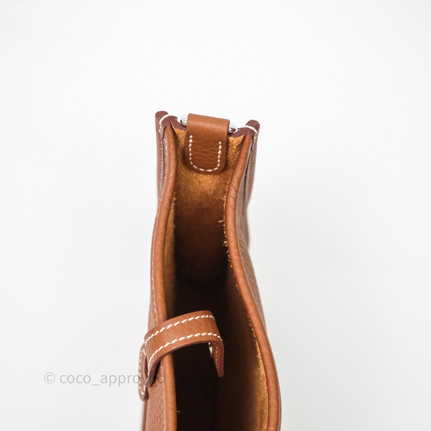 Hermès Mini Evelyne 16 Gold Clemence Gold Hardware