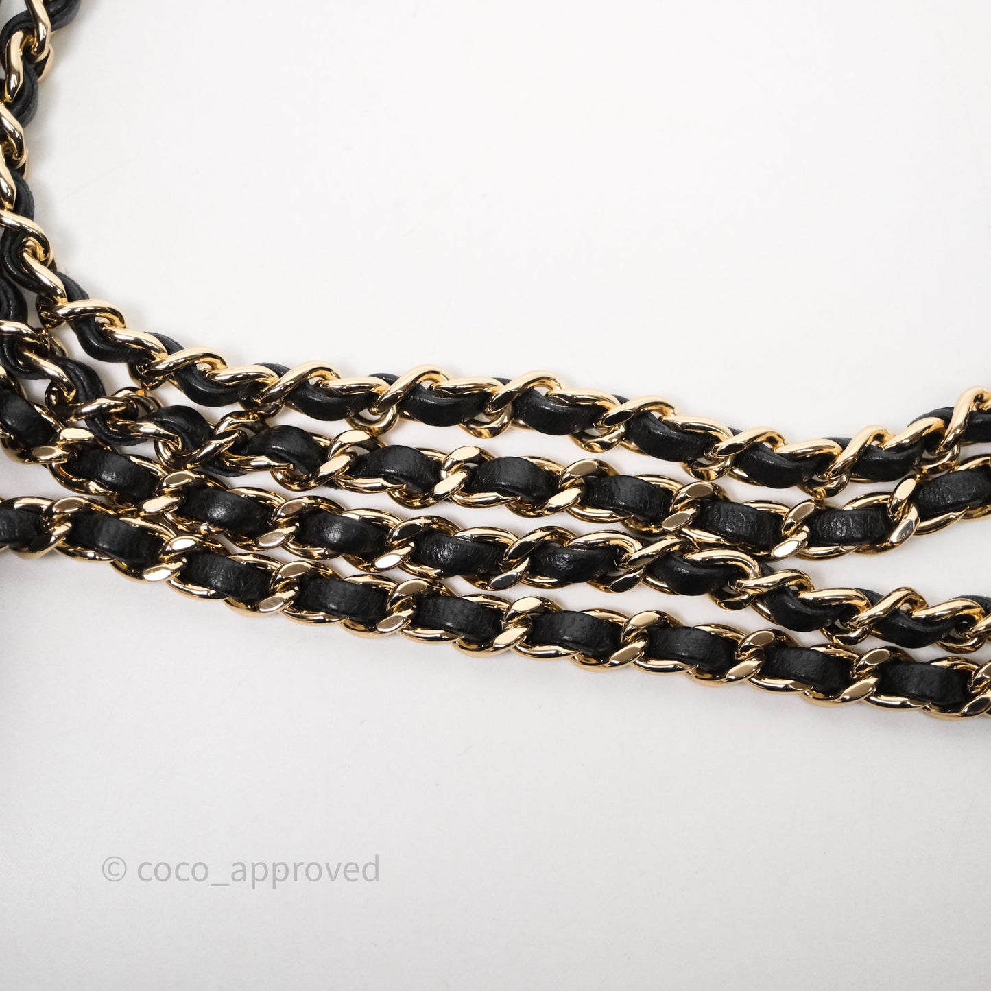Chanel Large Heart Bag Black Lambskin Gold Hardware 22S