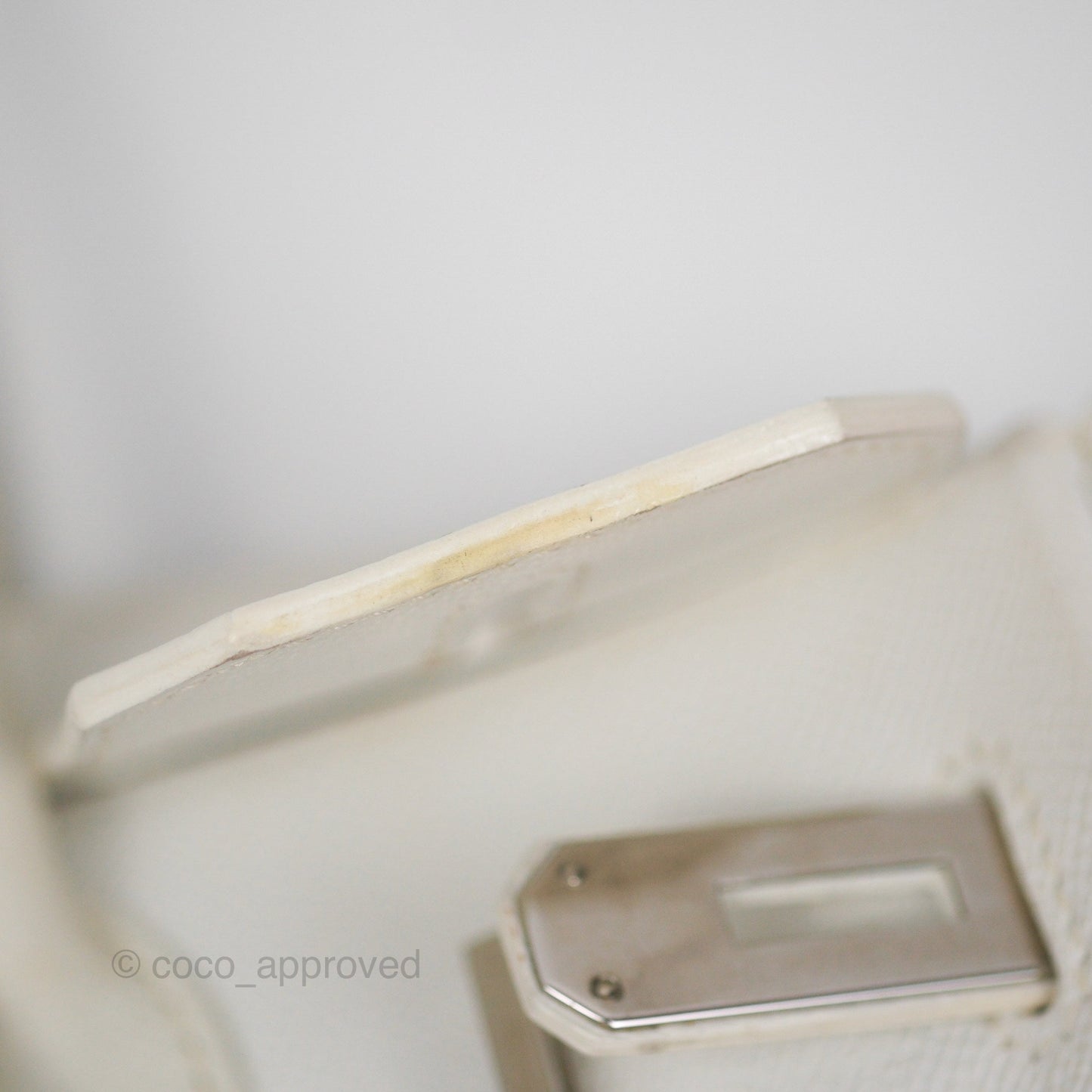 Hermès Birkin 30 Retourne White Epsom Palladium Hardware