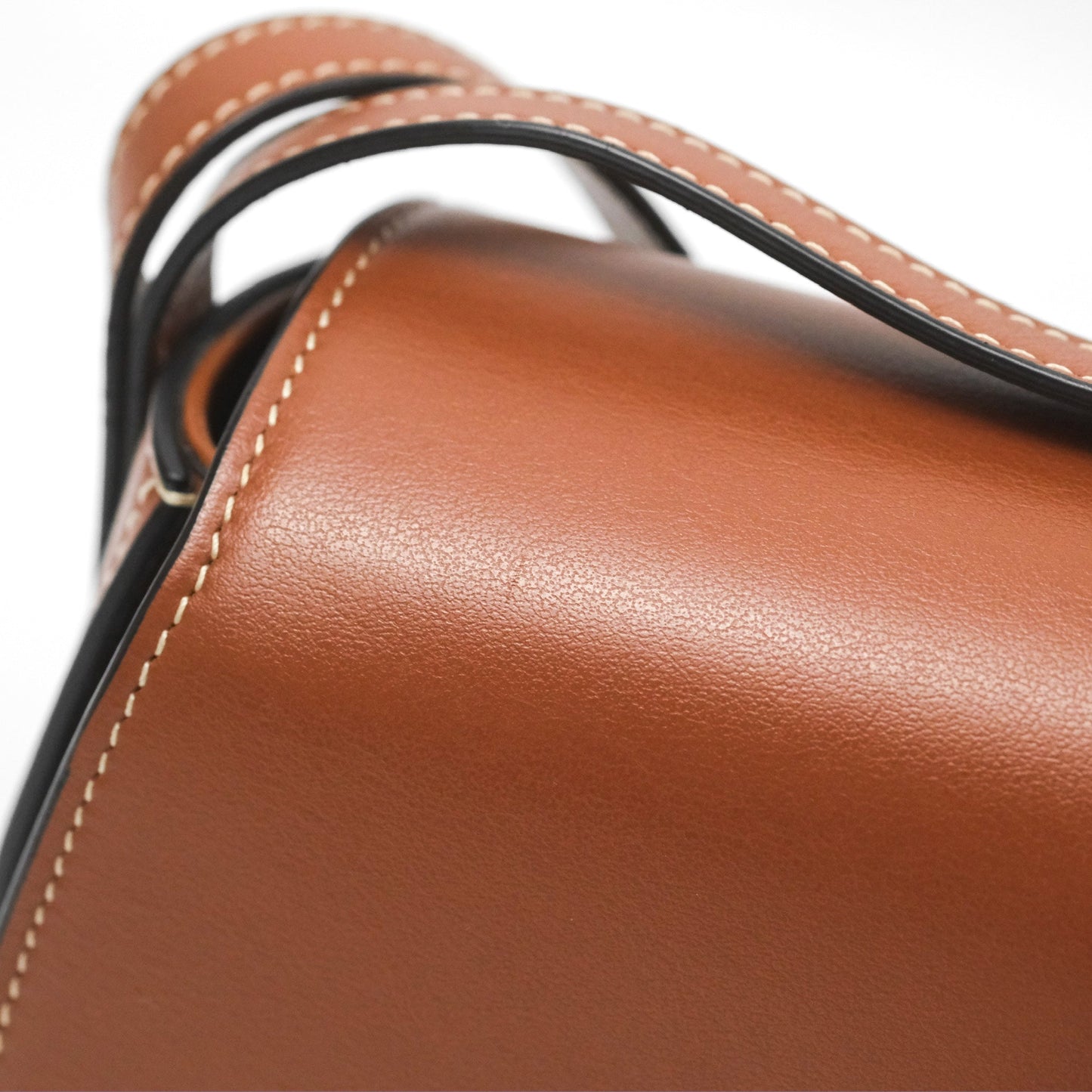 Celine Clutch on Strap Tabou Tan Calfskin