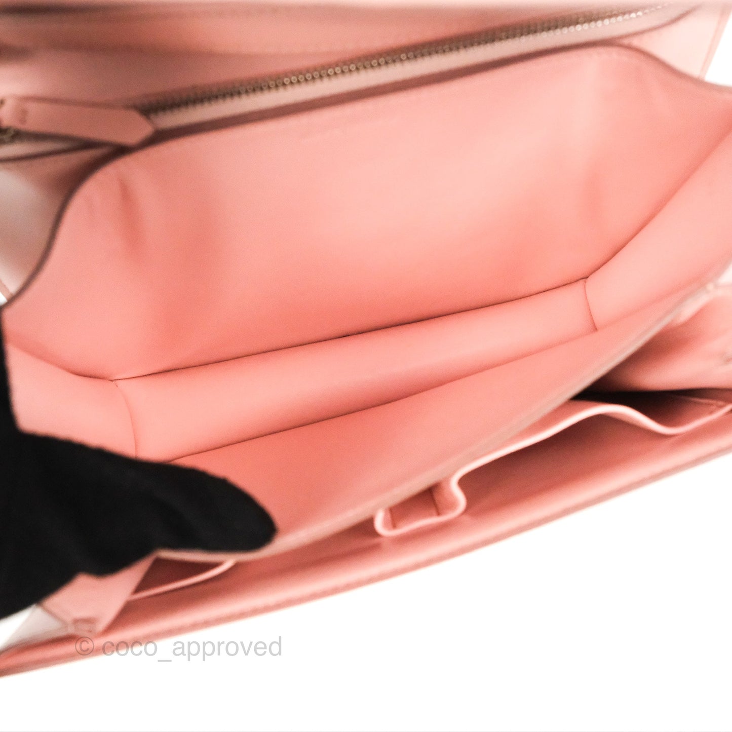 Celine Medium Classic Box Flap Light Pink Box Calfskin Silver Hardware