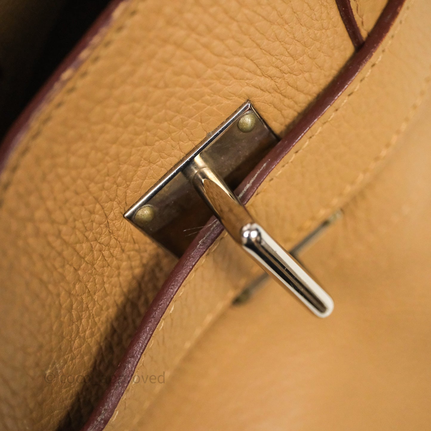 Hermès Birkin JPG Shoulder Bag 42 Tabac Camel 24 Palladium Hardware