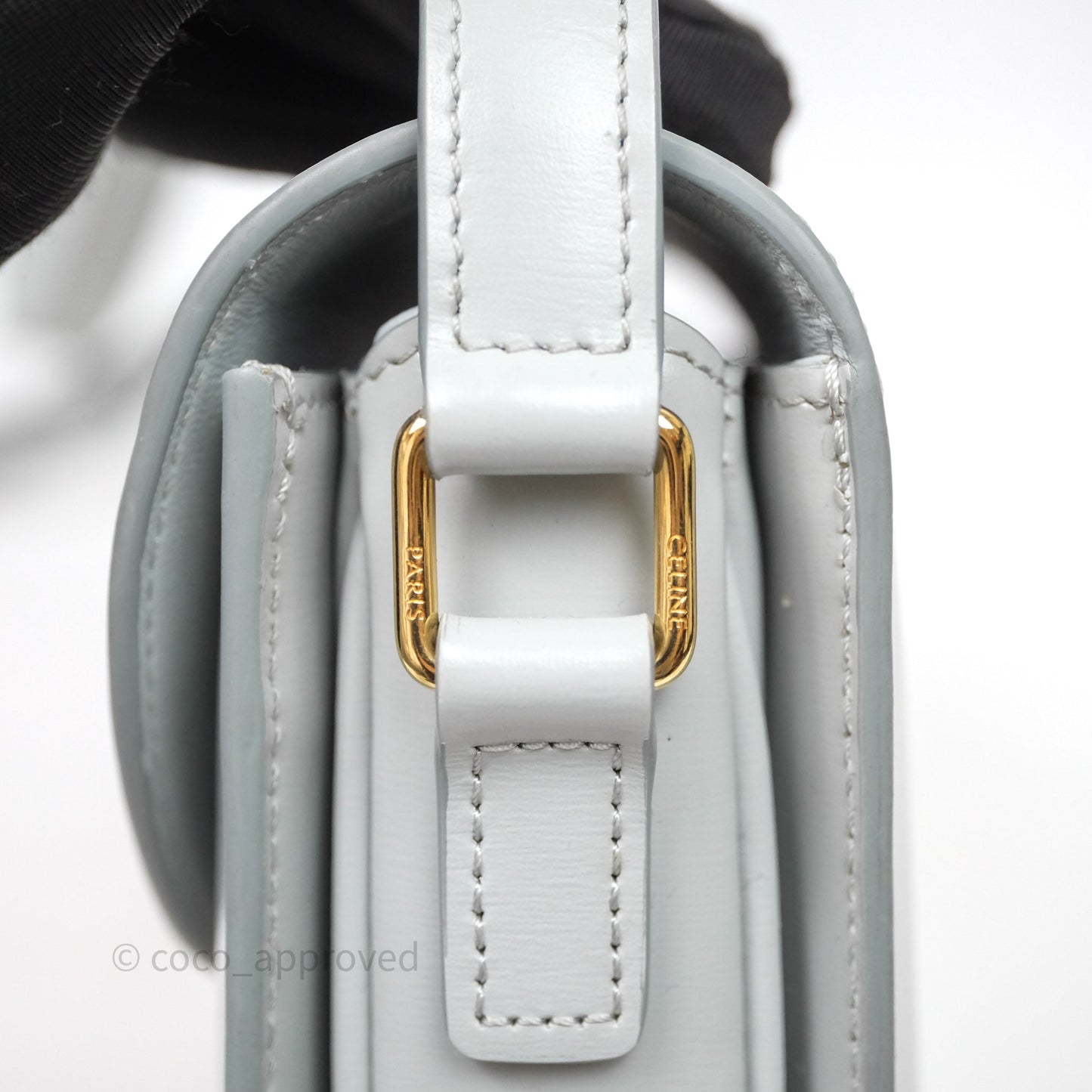 Celine Teen Besace Light Blue Shiny Calfskin