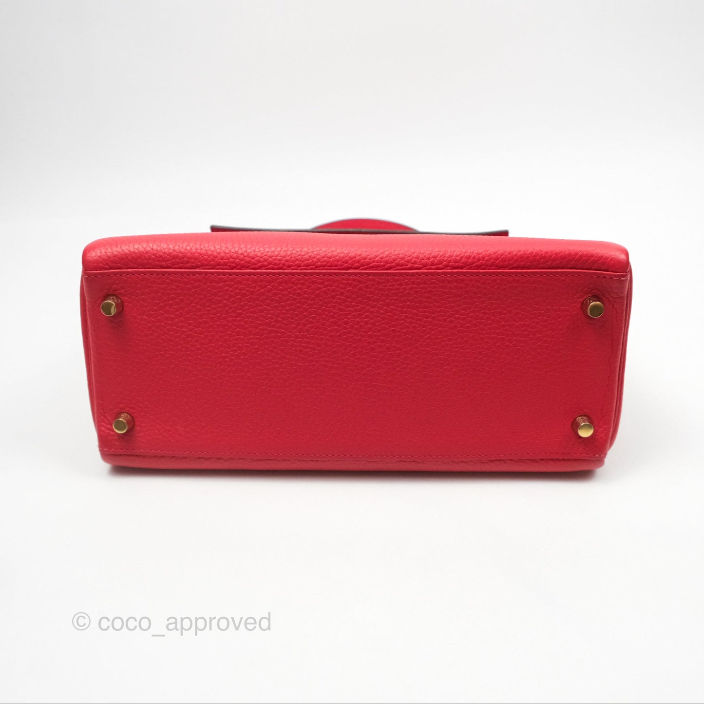 Hermès Kelly 28 Retourne Rouge Tomate S5 Clemence Gold Hardware