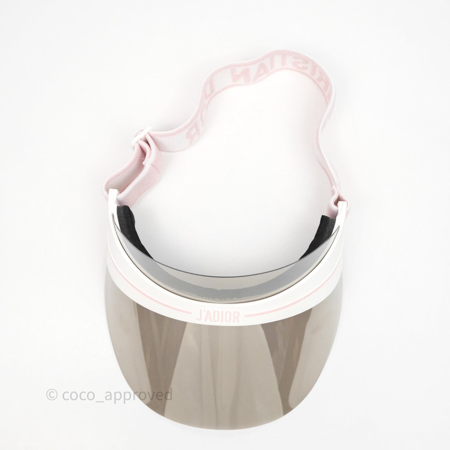 Christian Dior Diorclub Pink White Sun Visor