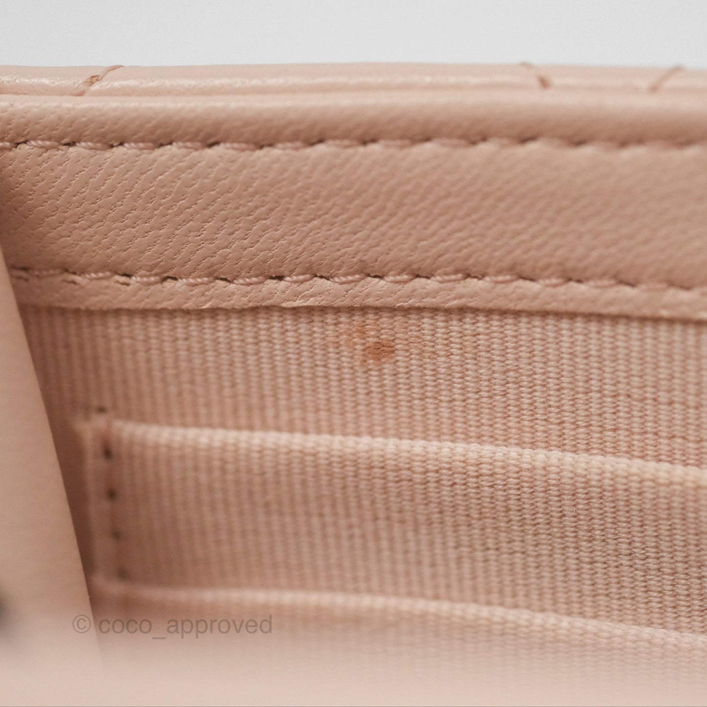 Chanel Mini Quilted Trendy CC Clutch With Chain Light Pink Lambskin Gold Hardware