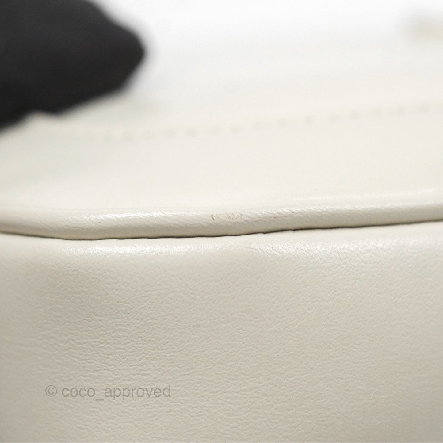 Gucci Jackie 1961 White Mini Shoulder Bag Gold Hardware