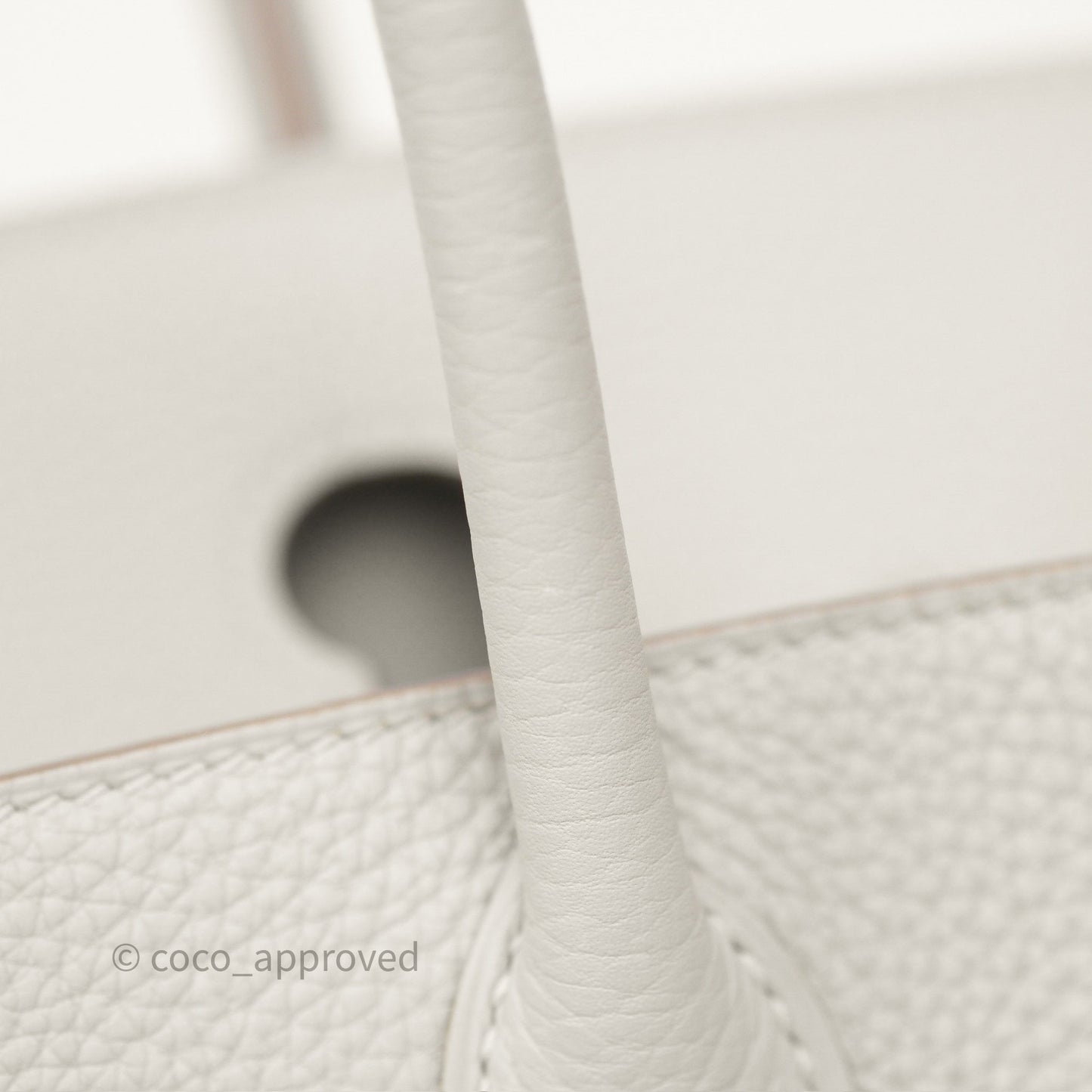 Hermès Birkin 30 Retourne Gris Perle 80 Togo Gold Hardware