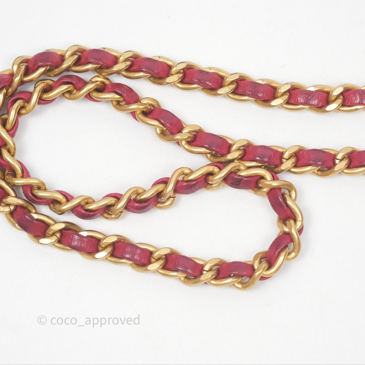 Chanel Top Handle Mini Rectangular Flap Red Lambskin Aged Gold Hardware