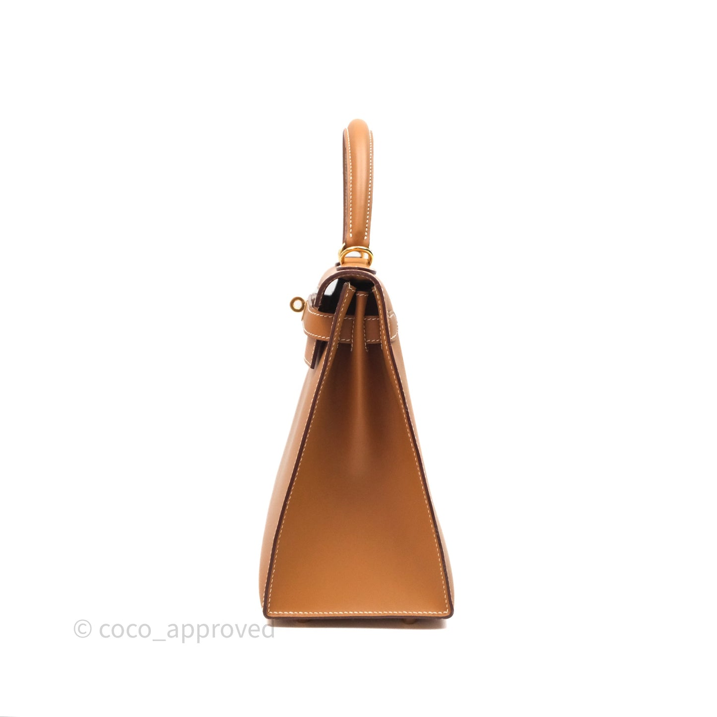 Hermès Kelly II 28 Sellier Gold 37 Chamonix Leather Gold Hardware