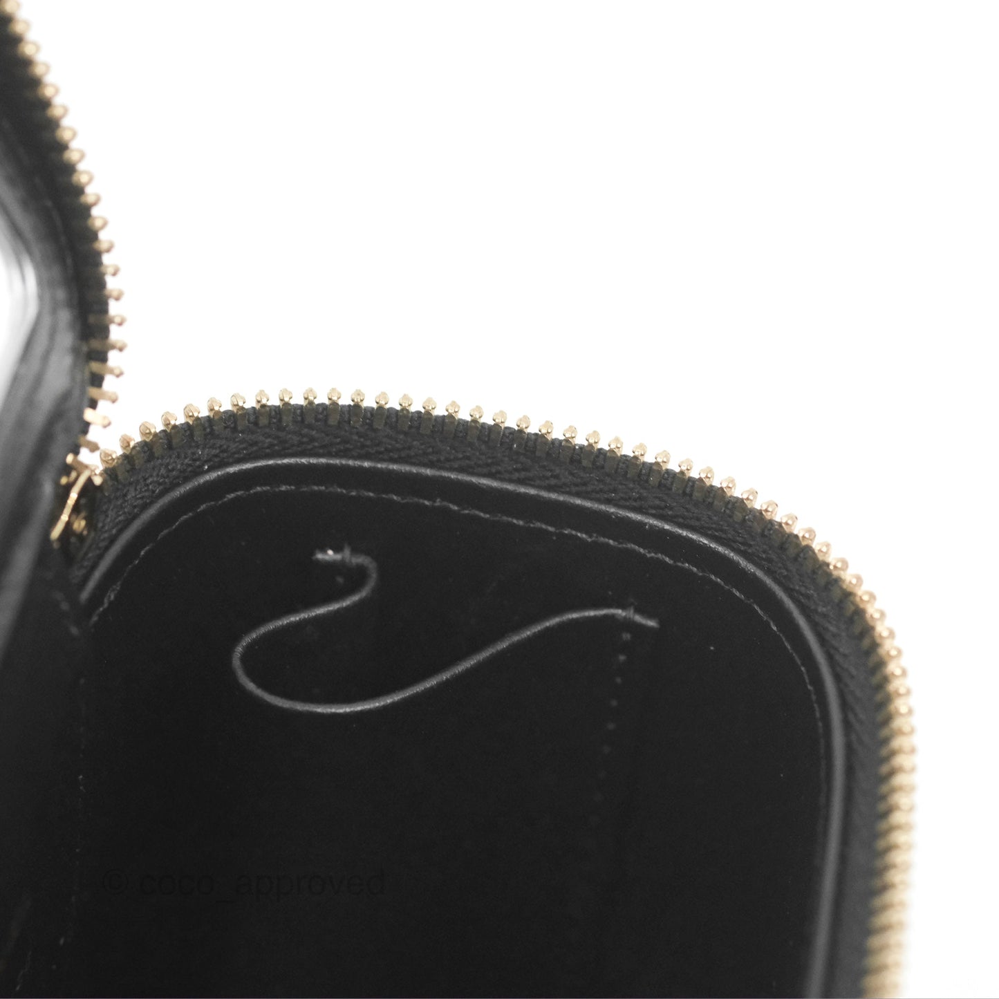 Chanel Mini Poker Vanity With Chain Black Caviar Gold Hardware