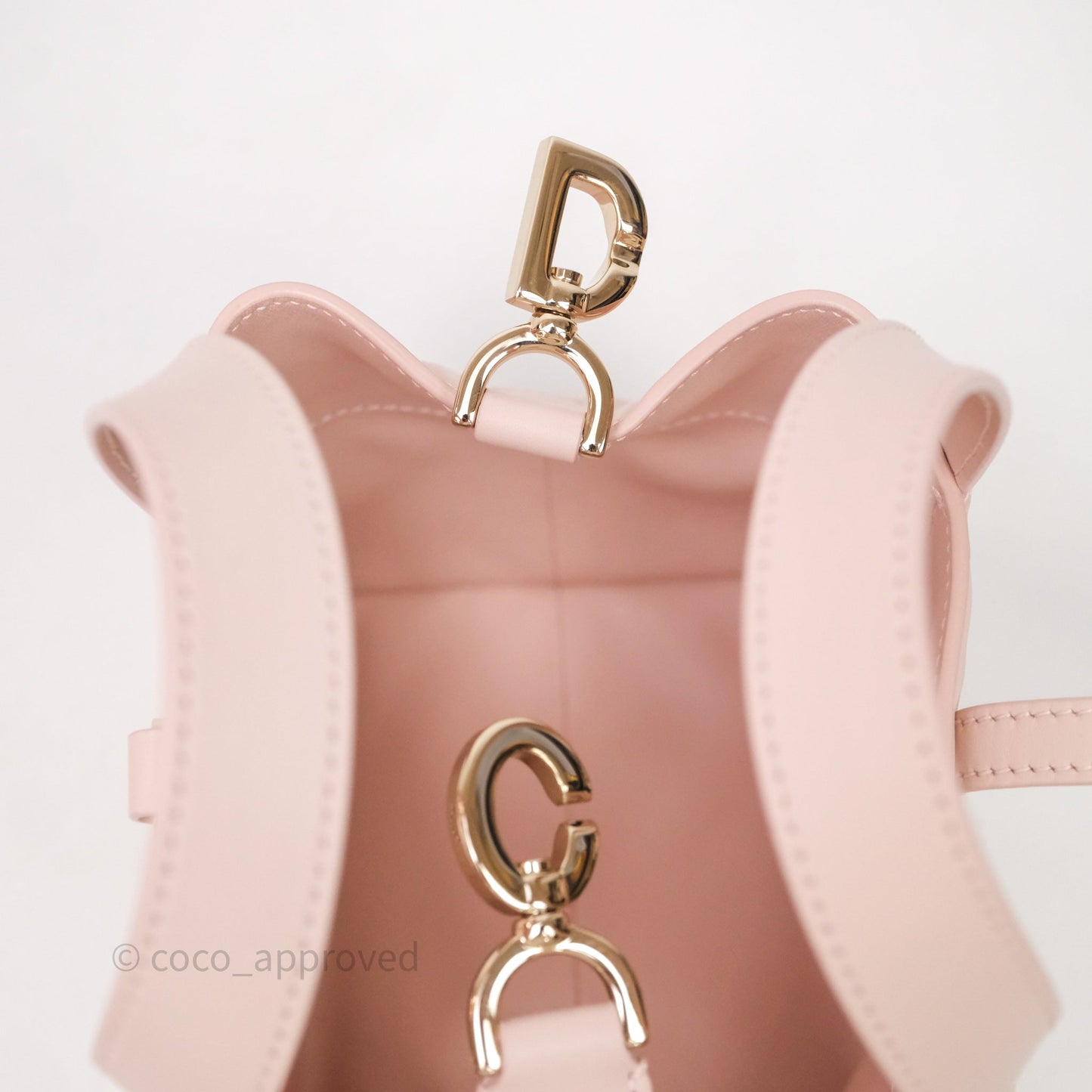 Christian Dior Toujours Vertical Nano Tote Bag Pink