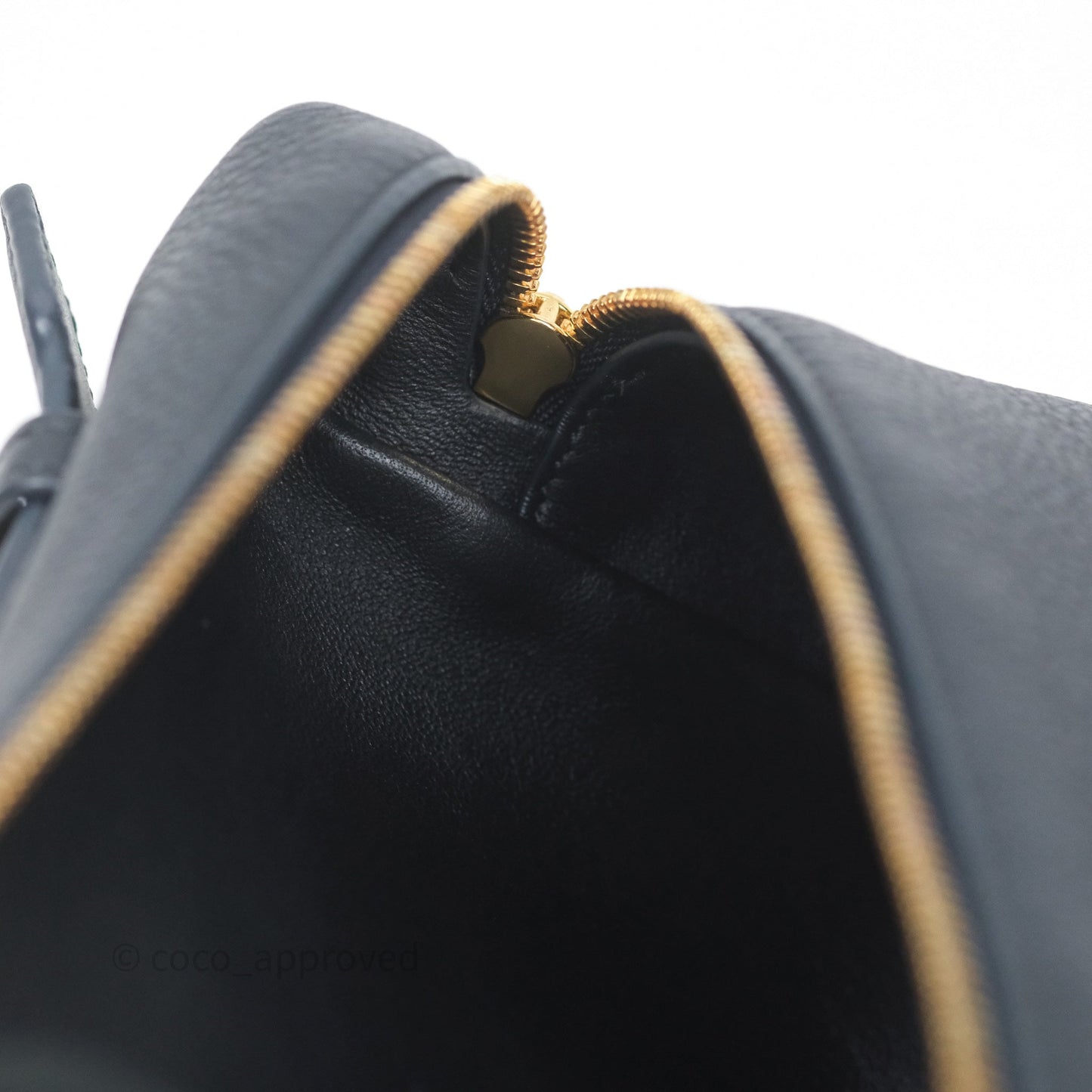 Loro Piana Extra Pocket L19 Navy Grained Calfskin