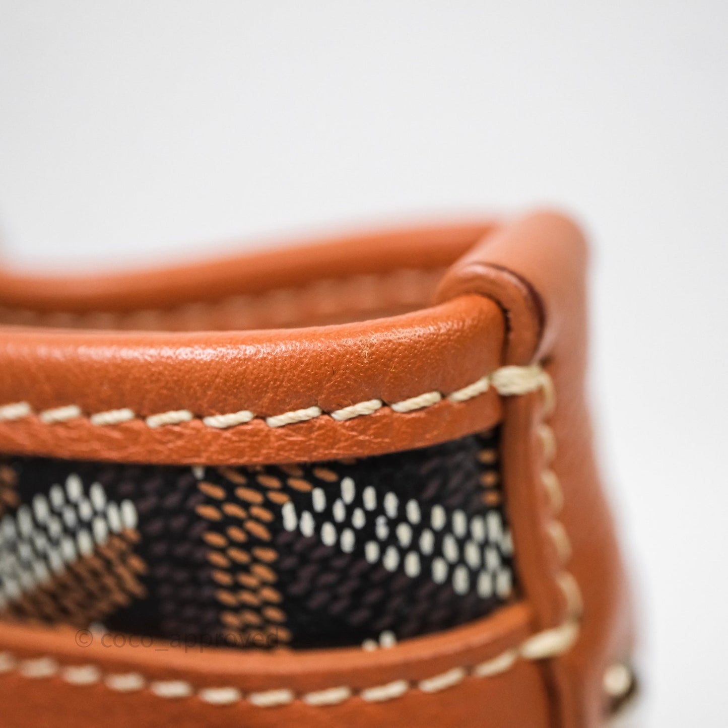Goyard Petit Flot Bucket Bag Black & Tan Goyardine