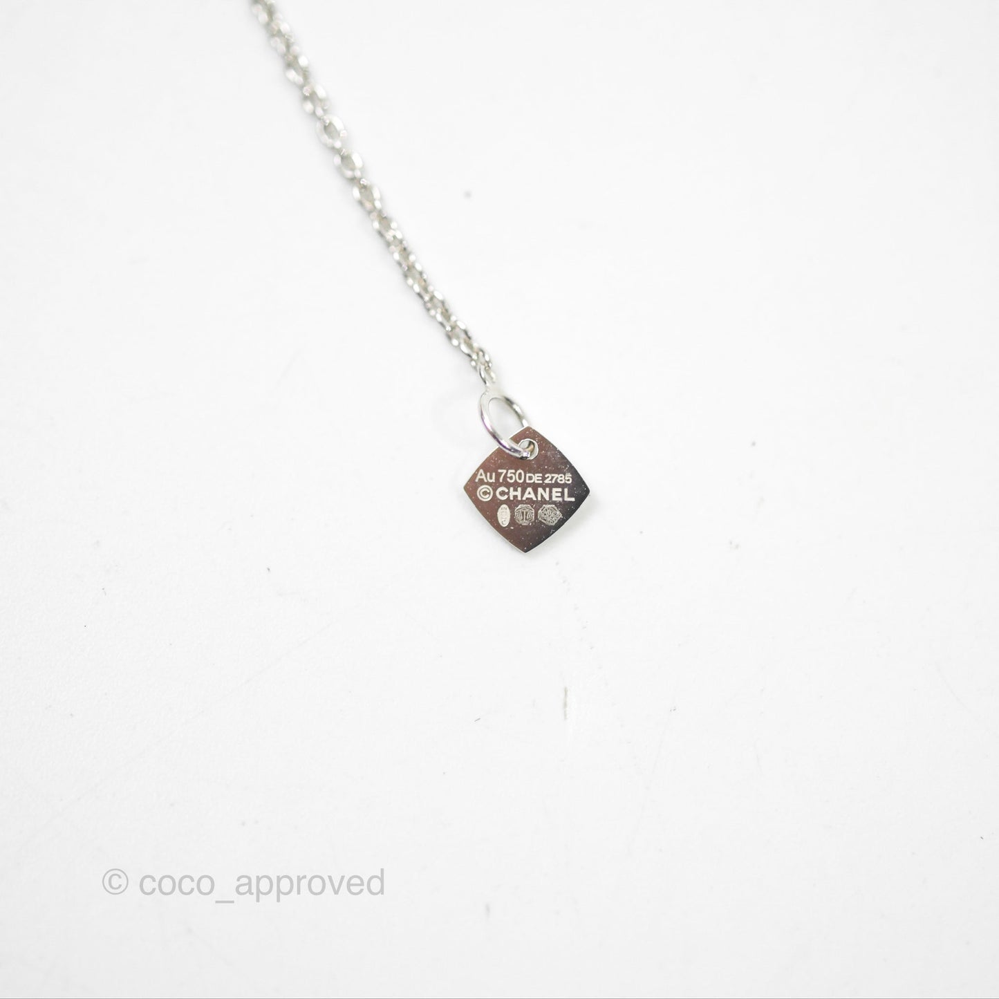Chanel Coco Crush Necklace 18K White Gold