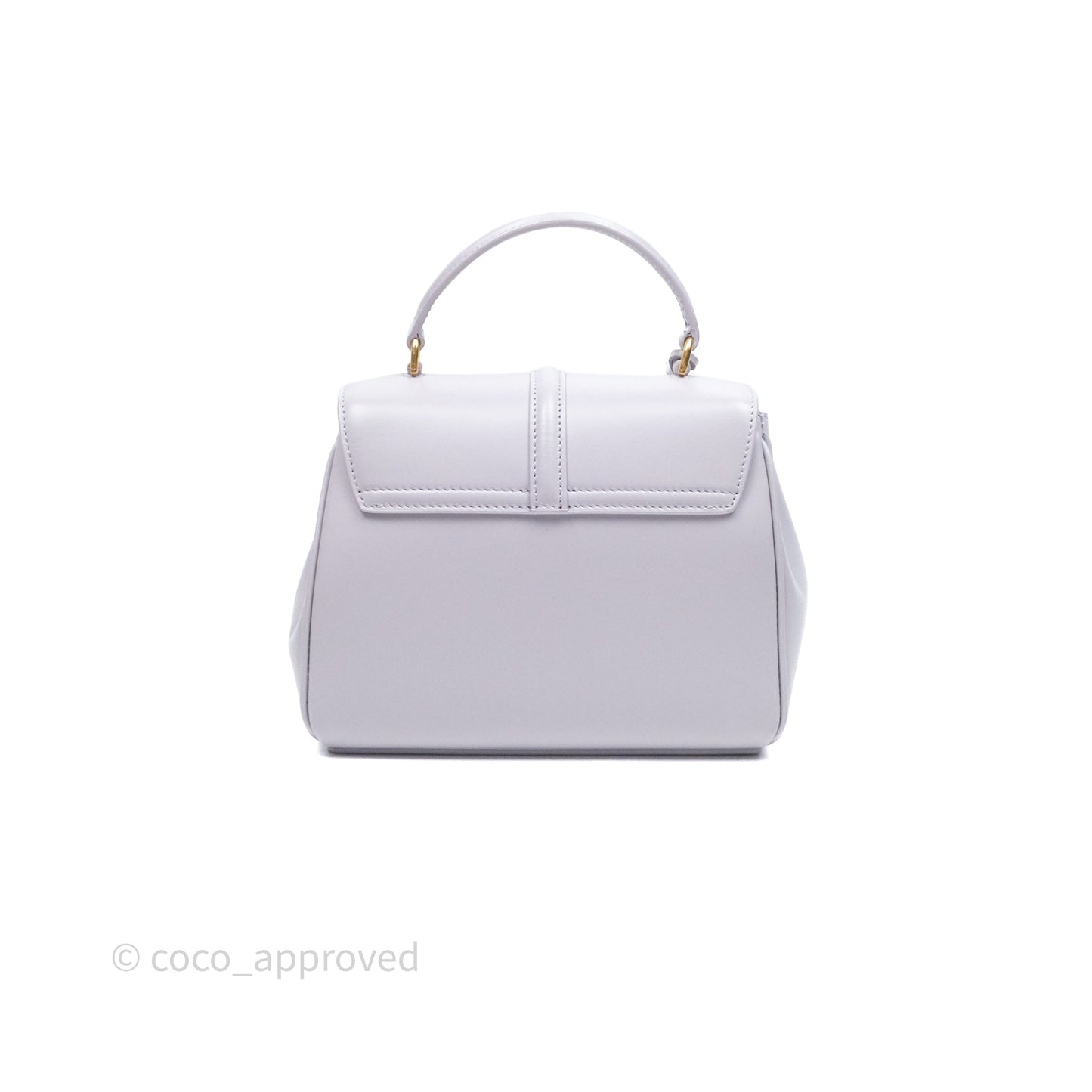 Celine Mini 16 Bag in Satinated Calfskin Light Lilac