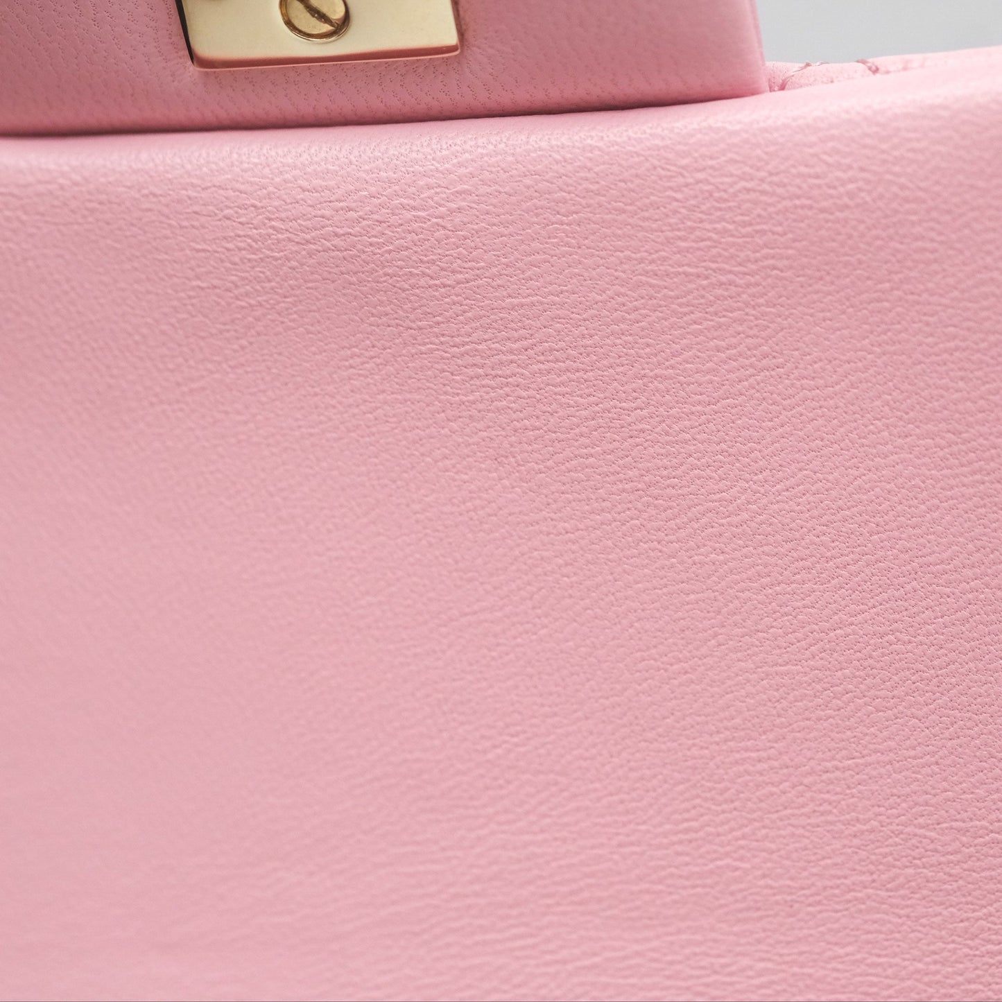 Chanel Quilted Mini Rectangular Flap Pink Lambskin Gold Hardware