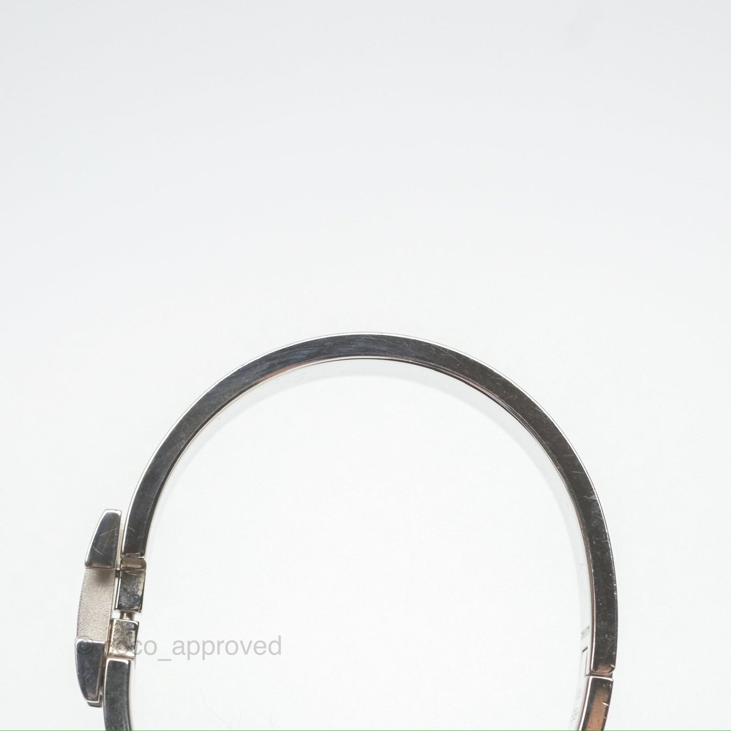 Hermès Clic H Bracelet Mint Palladium Hardware PM