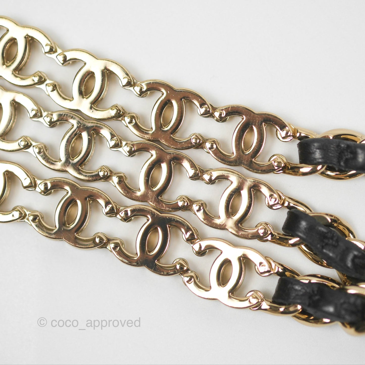 Chanel Vanity Rectangular with CC Chain Black Caviar Gold Hardware