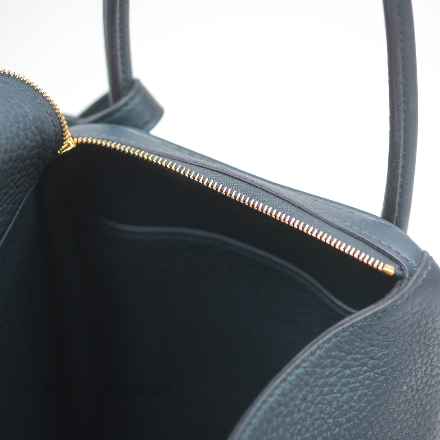 Hermès Lindy 26 Vert Cypress 6O Clemence Gold Hardware
