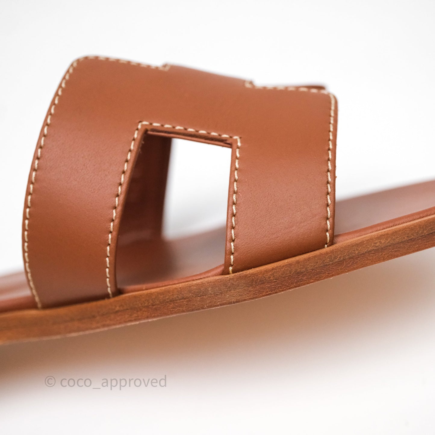Hermes Oran Sandal Gold Size 36.5