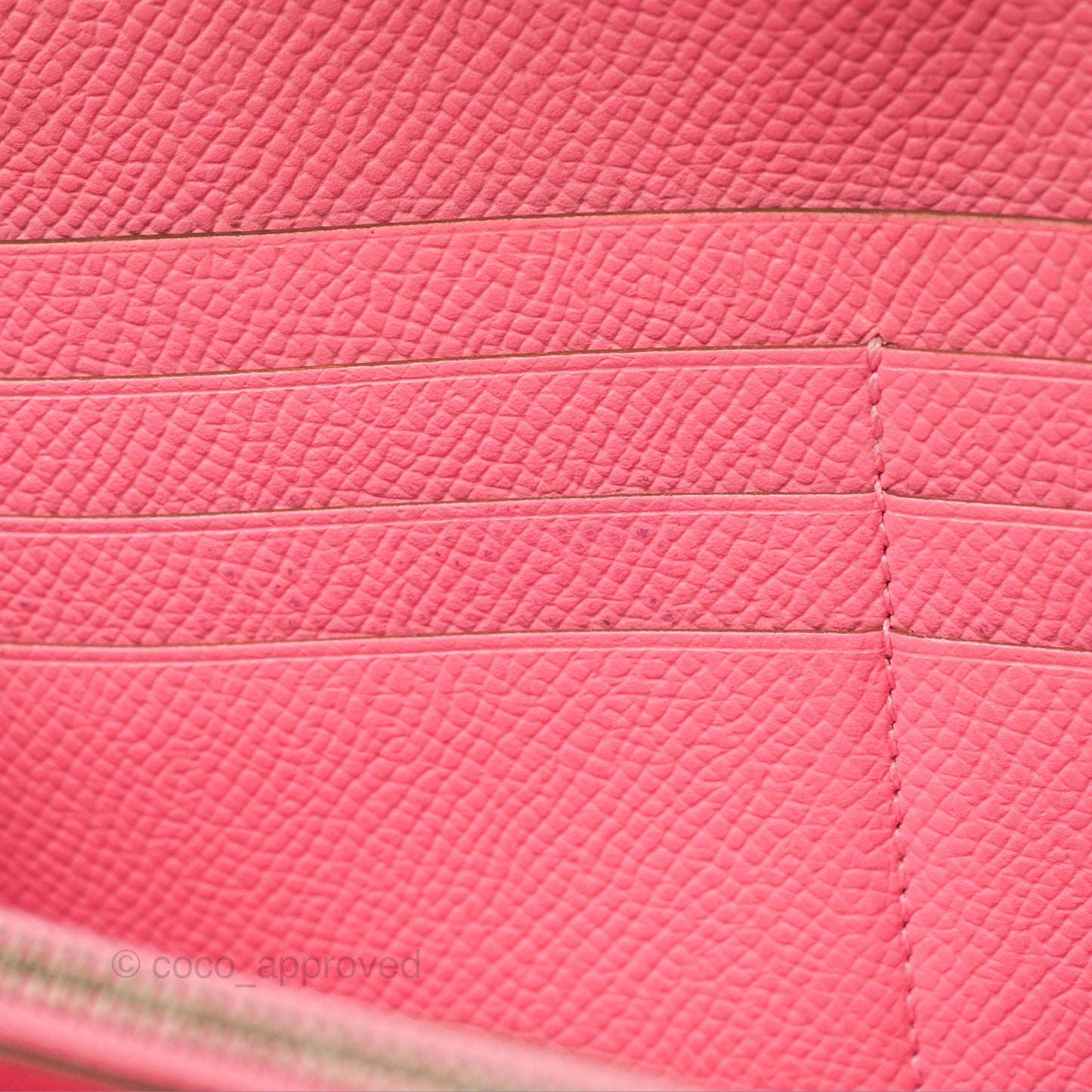 Hermès Kelly Wallet Rose Confetti Epsom Palladium Hardware