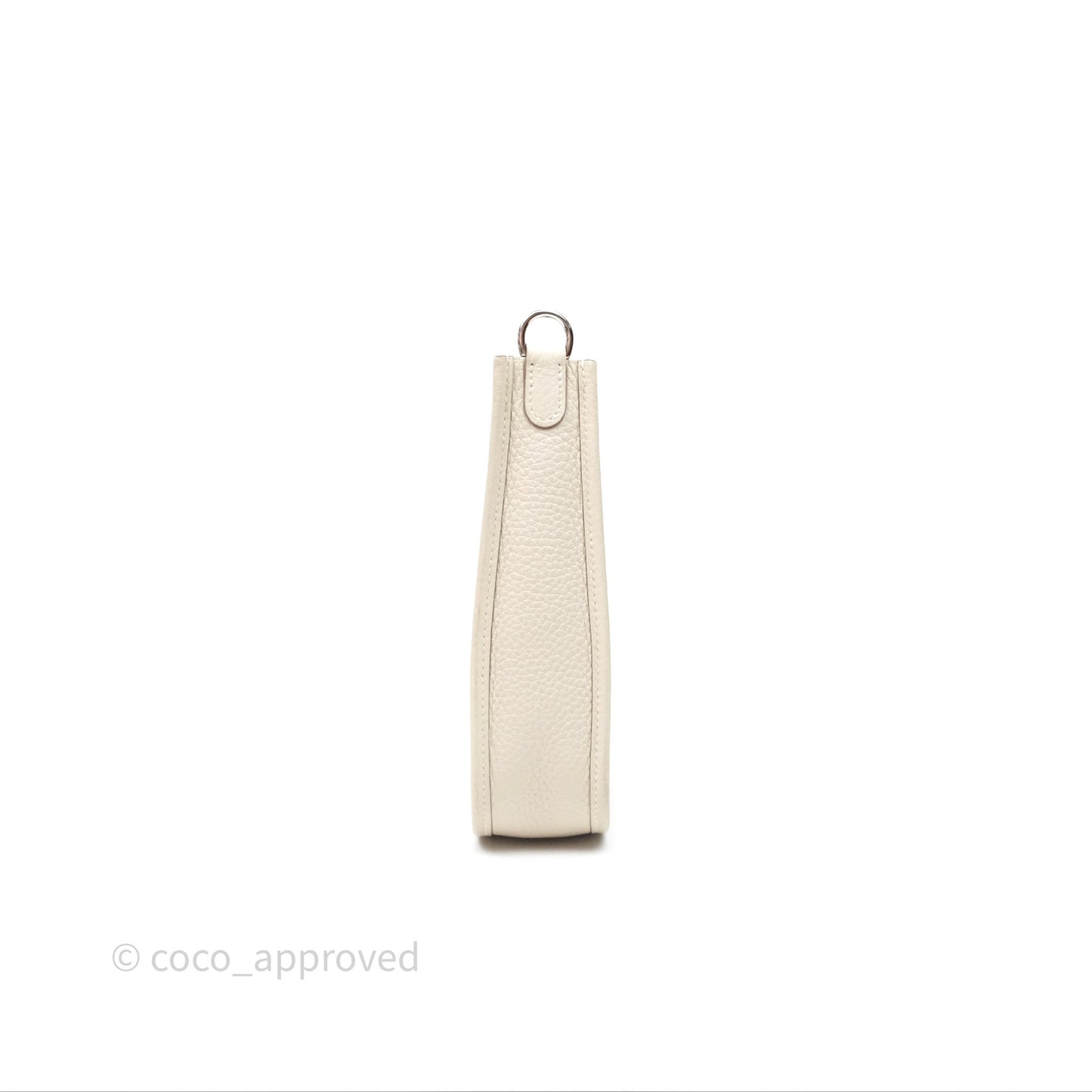 Hermès Mini Evelyne Craie 10 Clemence Palladium Hardware