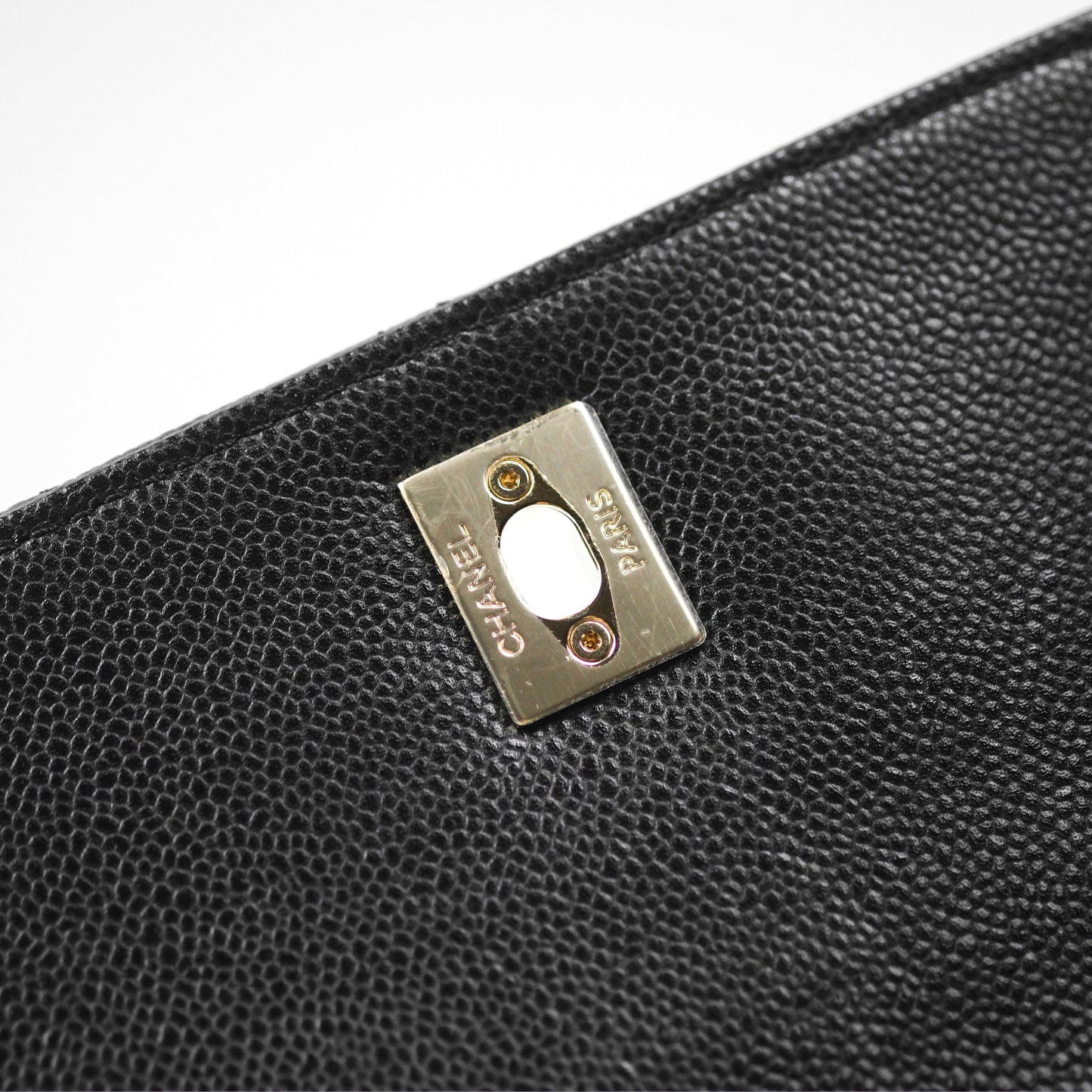 Chanel Quilted Small Business Affinity Flap Black Caviar Gold Hardware