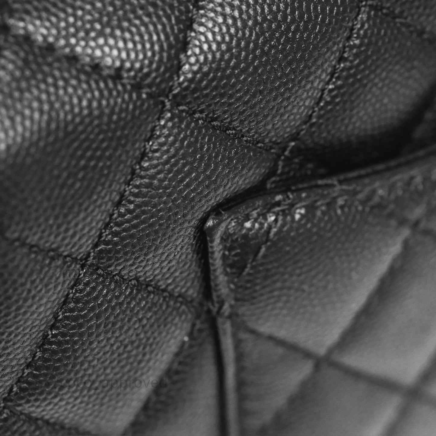 Chanel Small Coco Handle Quilted Black Caviar Gold Hardware Lizard Handle