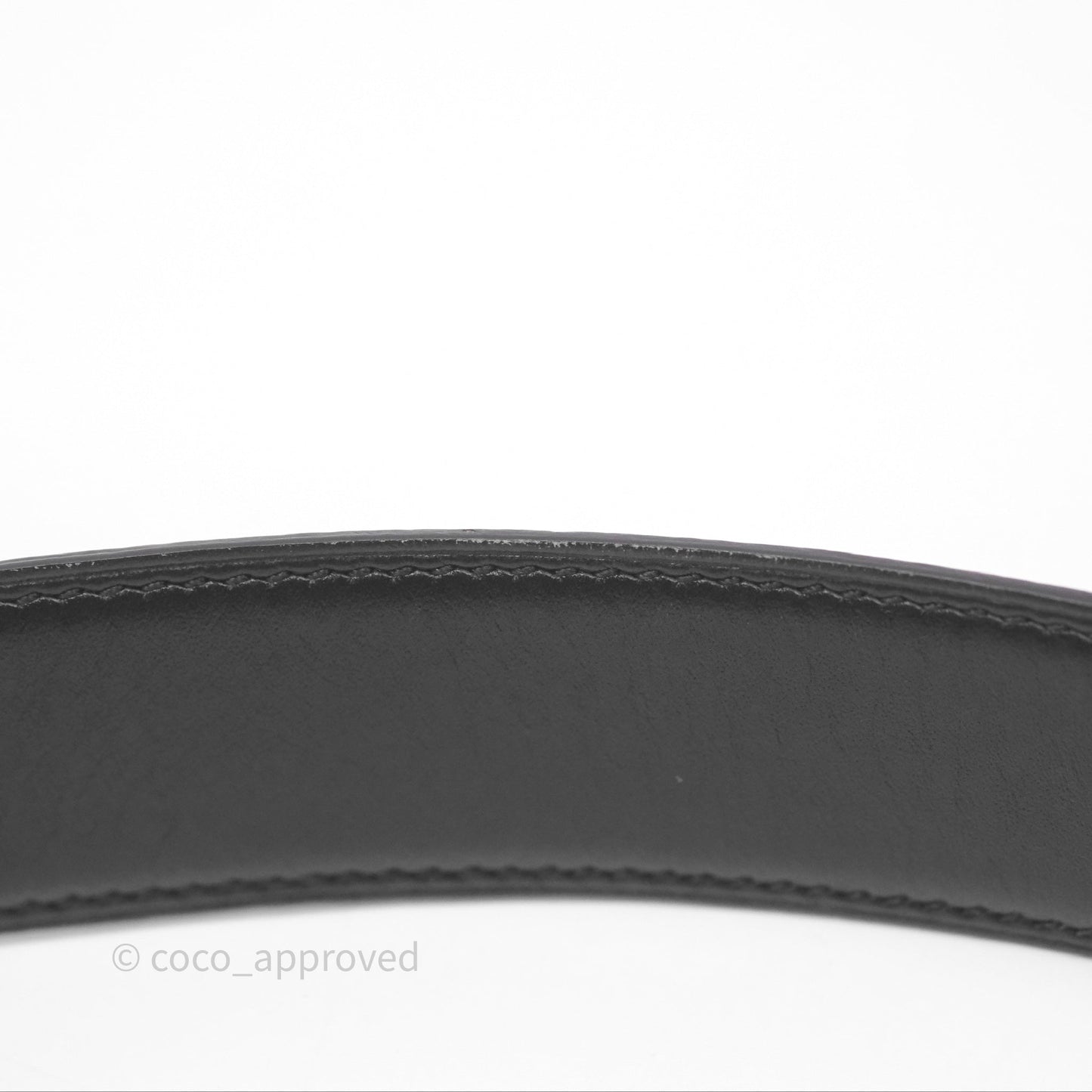 Hermès H Belt Buckle & Reversible Strap 32mm Etoupe/ Noir Palladium Hardware