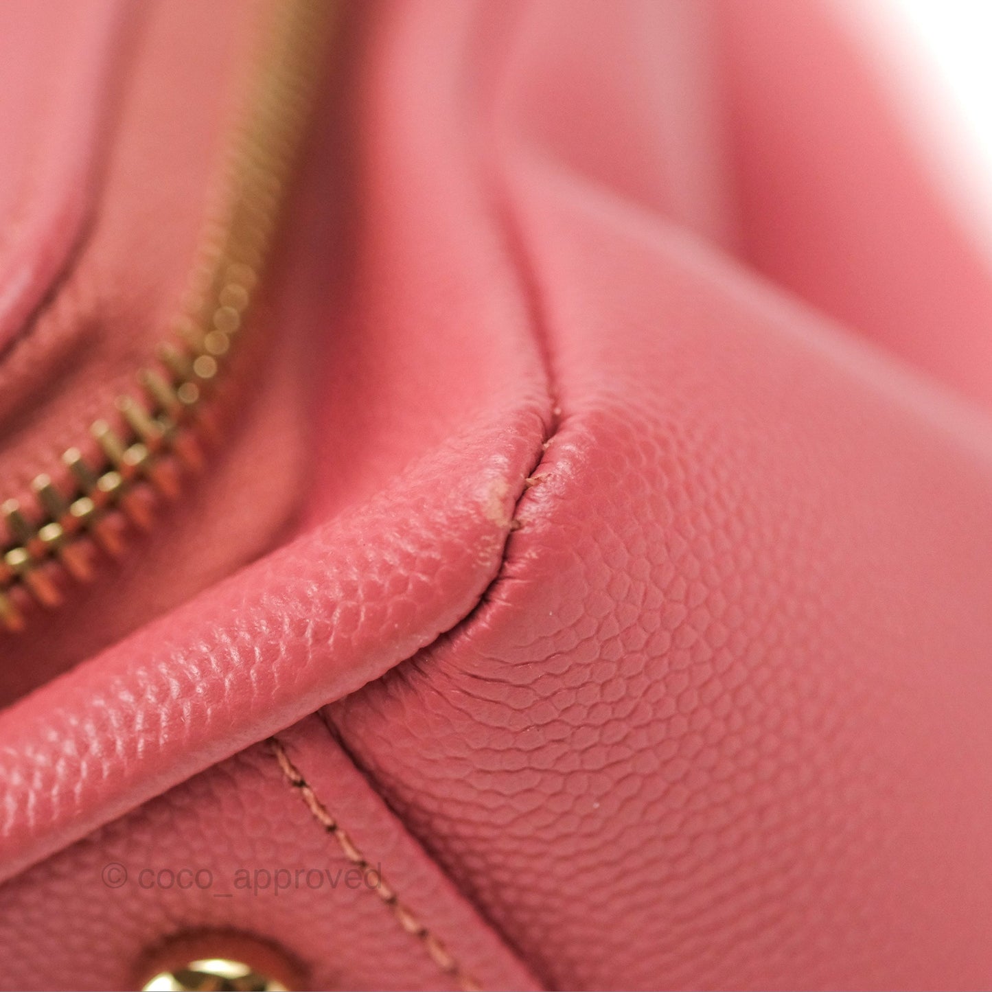 Chanel Quilted Medium Business Affinity Flap Pink Caviar Gold Hardware