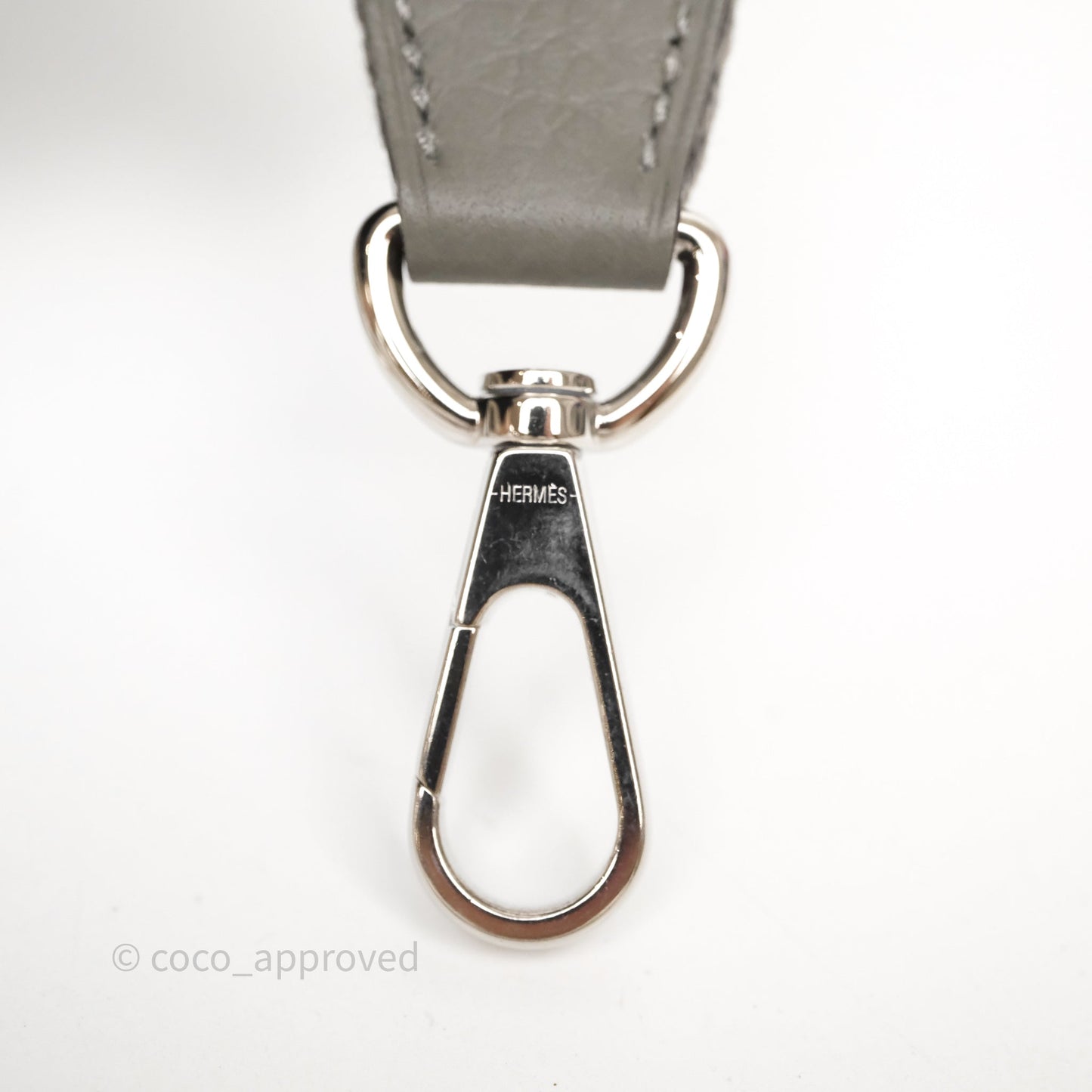 Hermès Mini Evelyne 16 Gris Meyer 0L Clemence Palladium Hardware