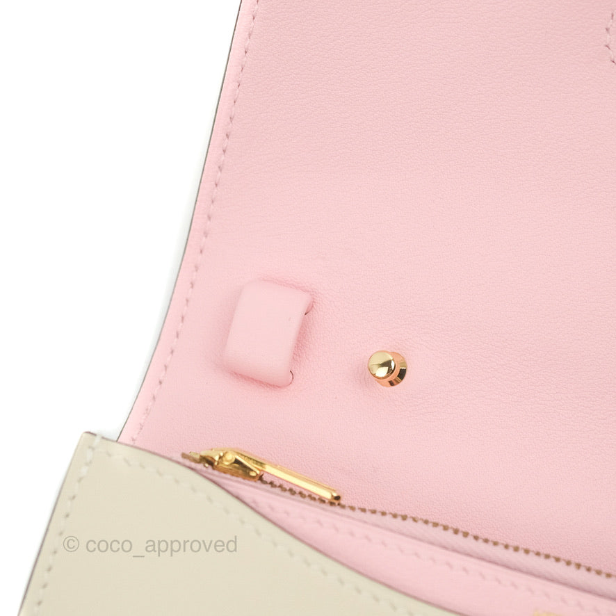 Hermes Swift Mini Convoyeur Craie Rose Sakura