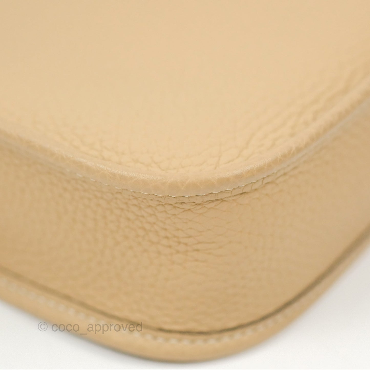 Hermès Mini Evelyne 16 Trench Clemence Palladium Hardware