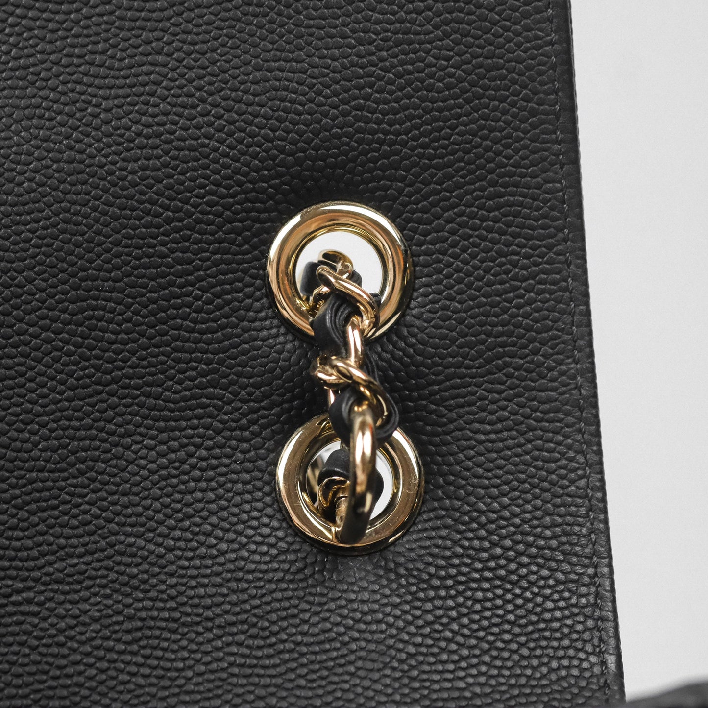 Chanel Quilted Business Affinity Backpack Black Caviar Gold Hardware