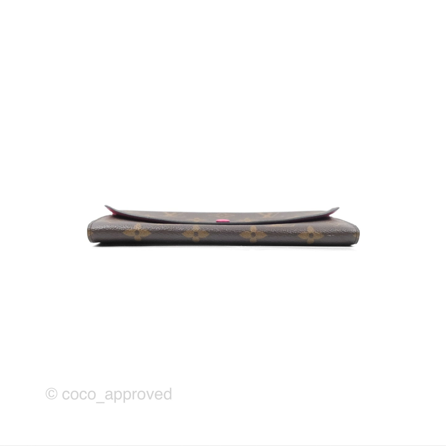 Louis Vuitton Emilie Wallet Monogram Canvas Fuchsia Pink