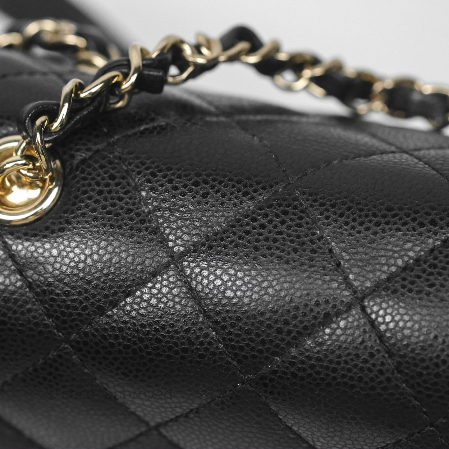 Chanel Small Duma Backpack Caviar Black Gold Hardware