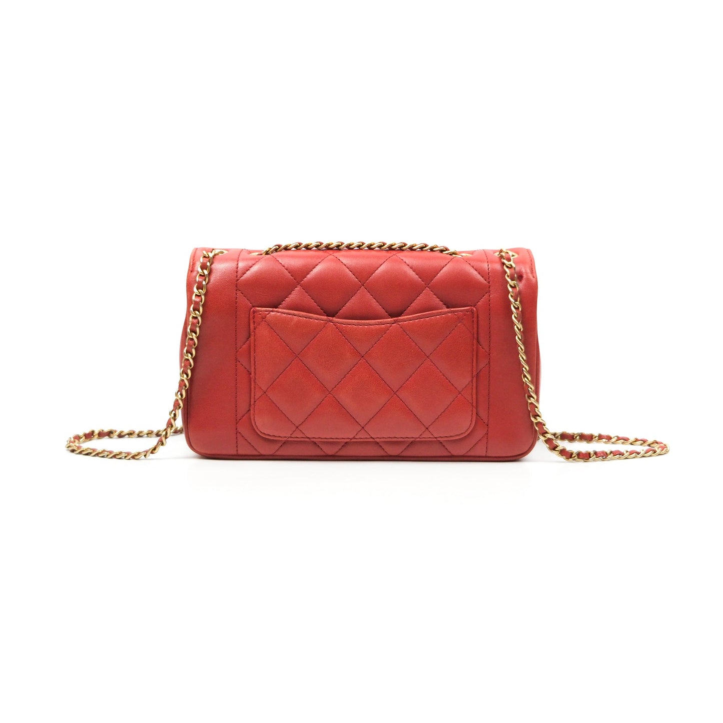 Chanel Diana Reissue Brick Red Gold Hardware
