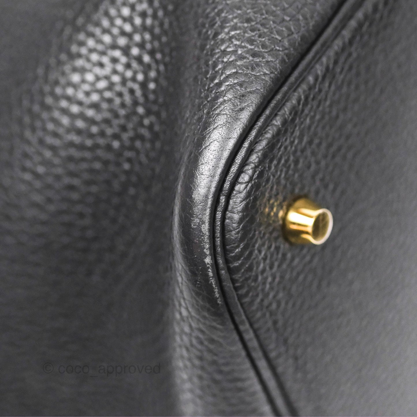 Hermès Picotin 22 Black Noir 89 Clemence Gold Hardware