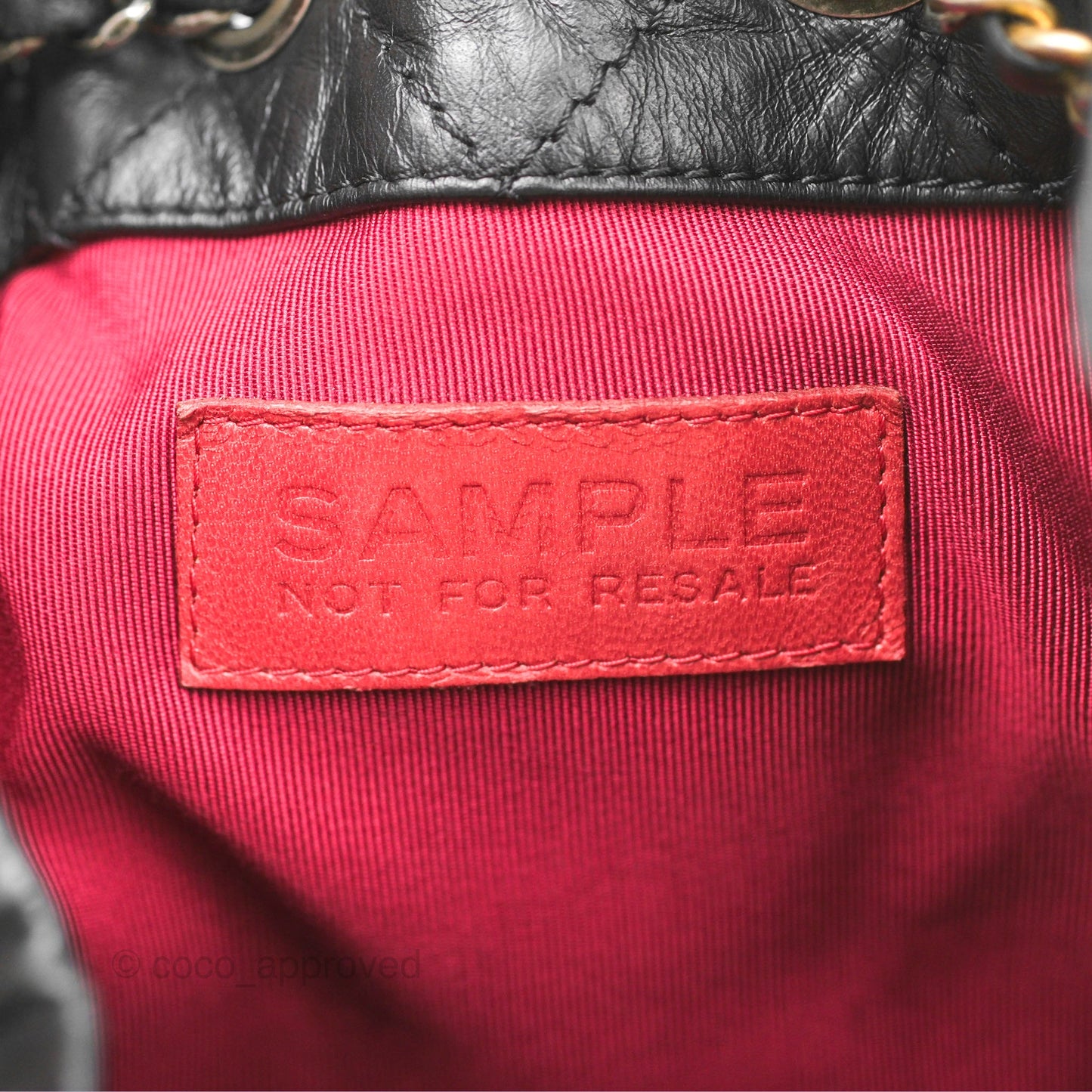 Chanel Small Gabrielle Backpack Black Aged Calfskin