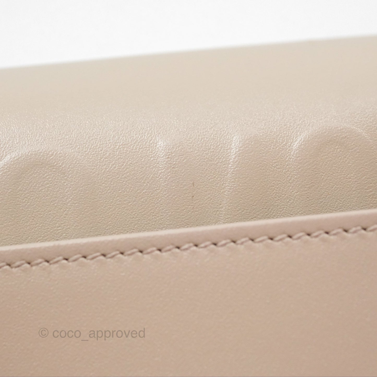 Christian Dior Bobby East-West Bag Calfskin Beige