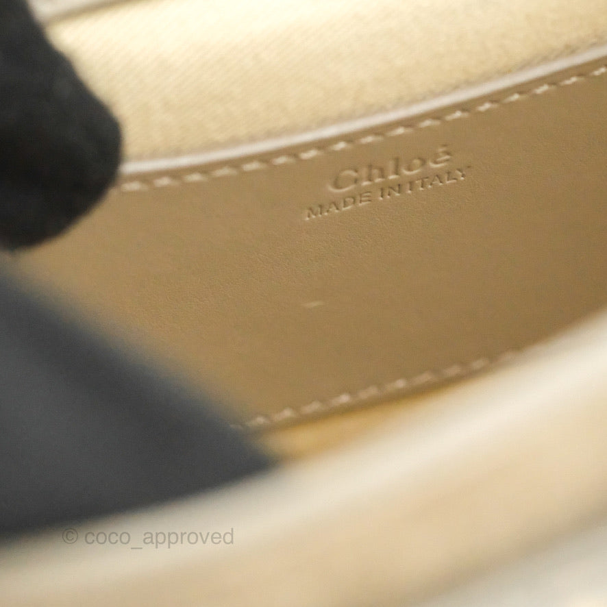 Chloé Small Tess Bag Motty Grey Grained Calfskin