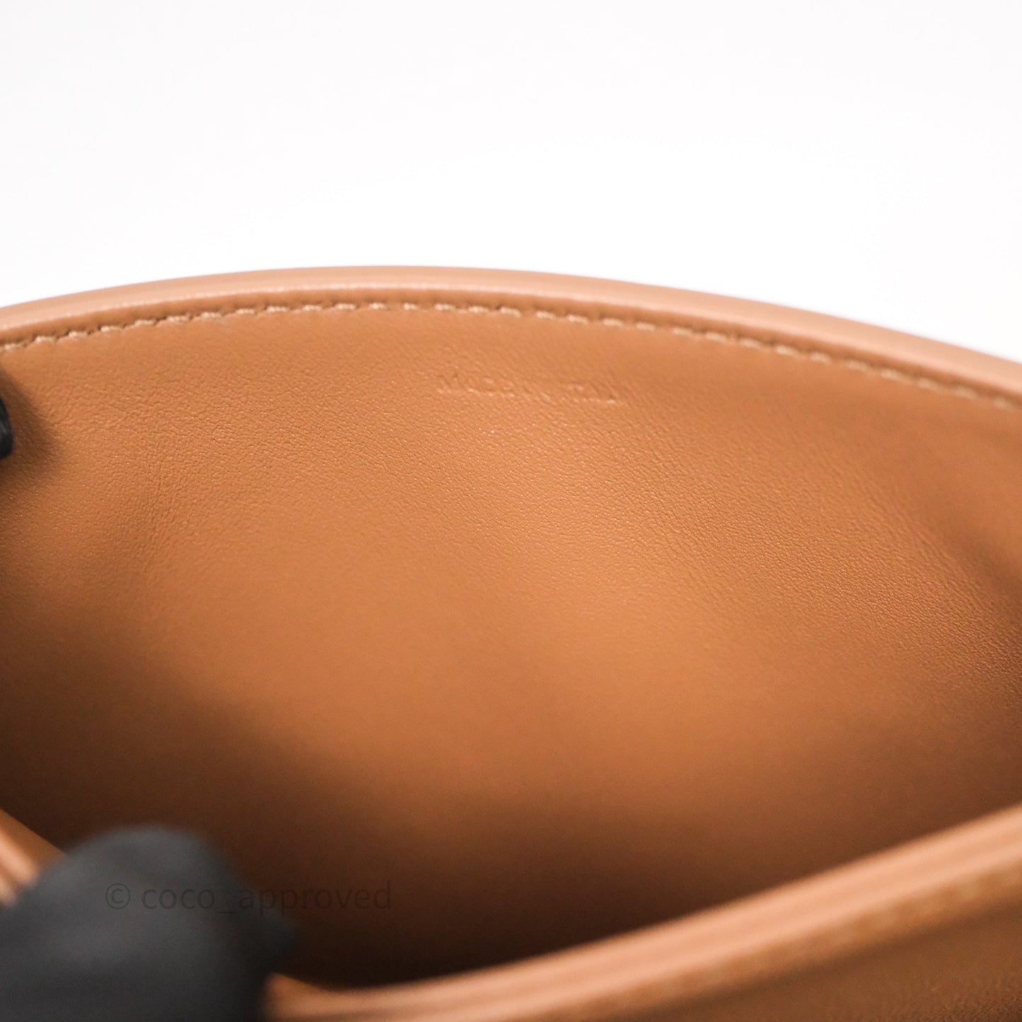 Celine Teen Triomphe Bag Shiny Calfskin Brown