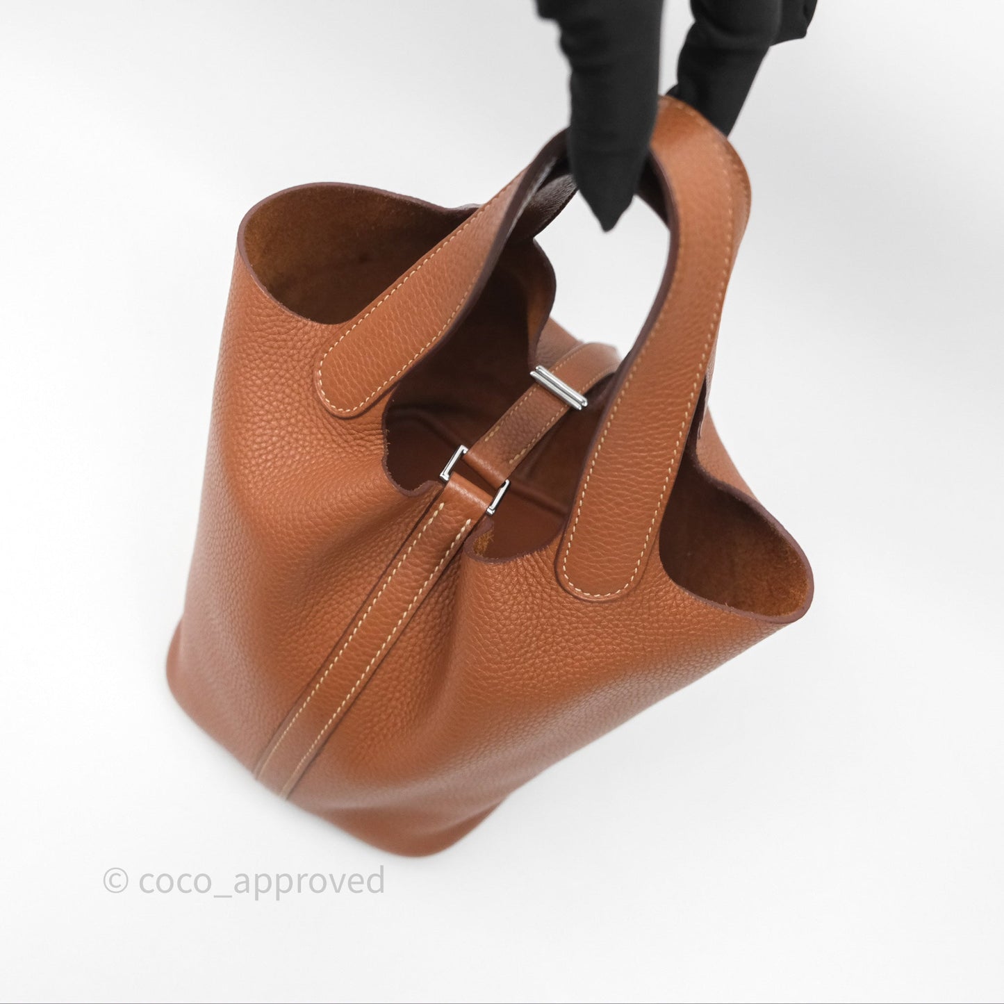 Hermès Picotin 18 Gold 37 Clemence Palladium Hardware