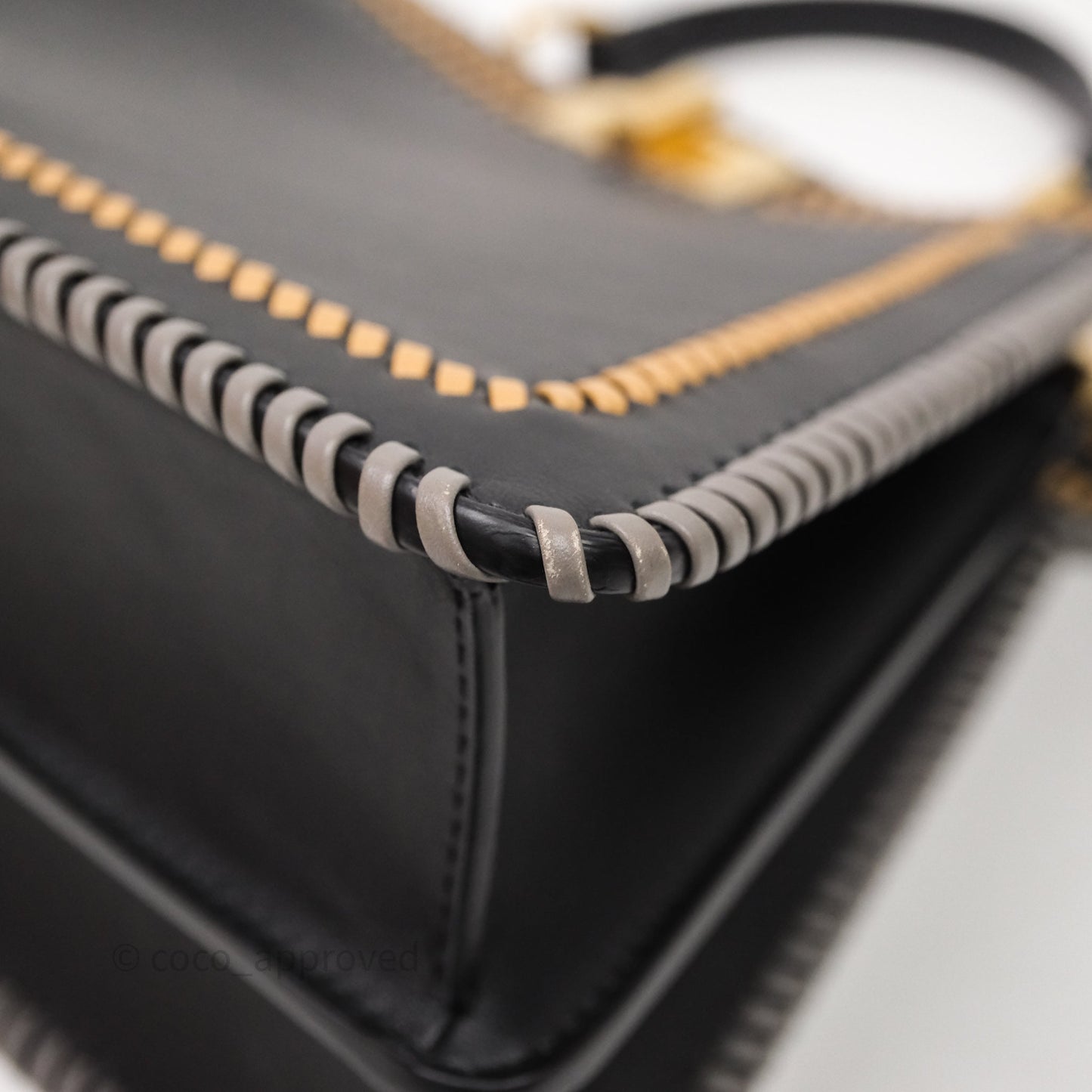 Fendi Small Peekaboo Iseeu Black/ Grey